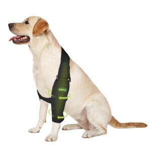 KISFLY Elbow Brace for Dogs Front Leg Elbow & Shoulder Size: Left Leg S